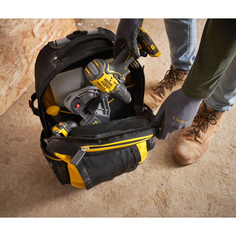 Asa telescópica y base rígida impermeable de la mochila Stanley FatMax 1-79-215