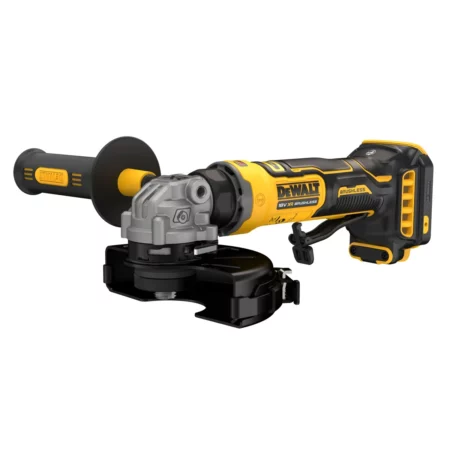 Miniamoladora DeWalt DCG404N-XJ sin batería con empuñadura lateral y protector de disco