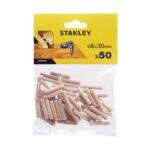 Espigas Stanley 6mm para ensamblar