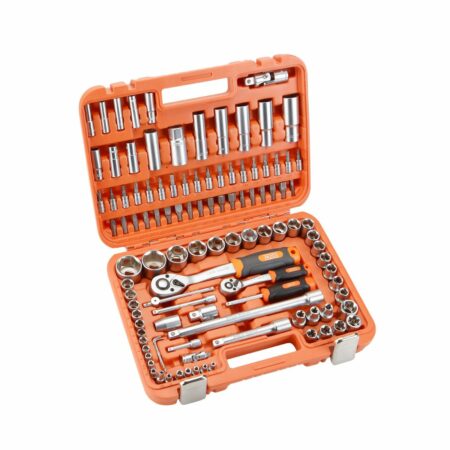 ALYCO ORANGE 192393 Juego de llaves de vaso 1/2" y 1/4" 110 piezas