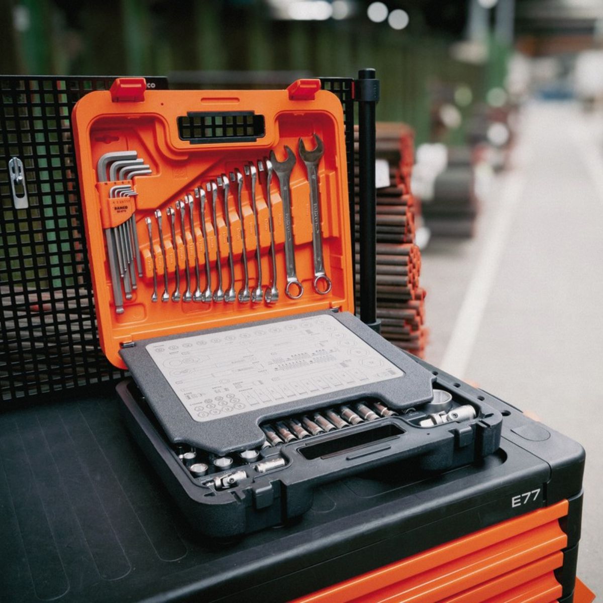 Caja HDPE del juego de herramientas Bahco S98MC1H