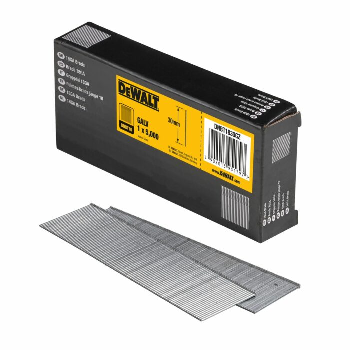 Clavos 1.25mm x 30mm 18GA GALV (5000 ud) Dewalt