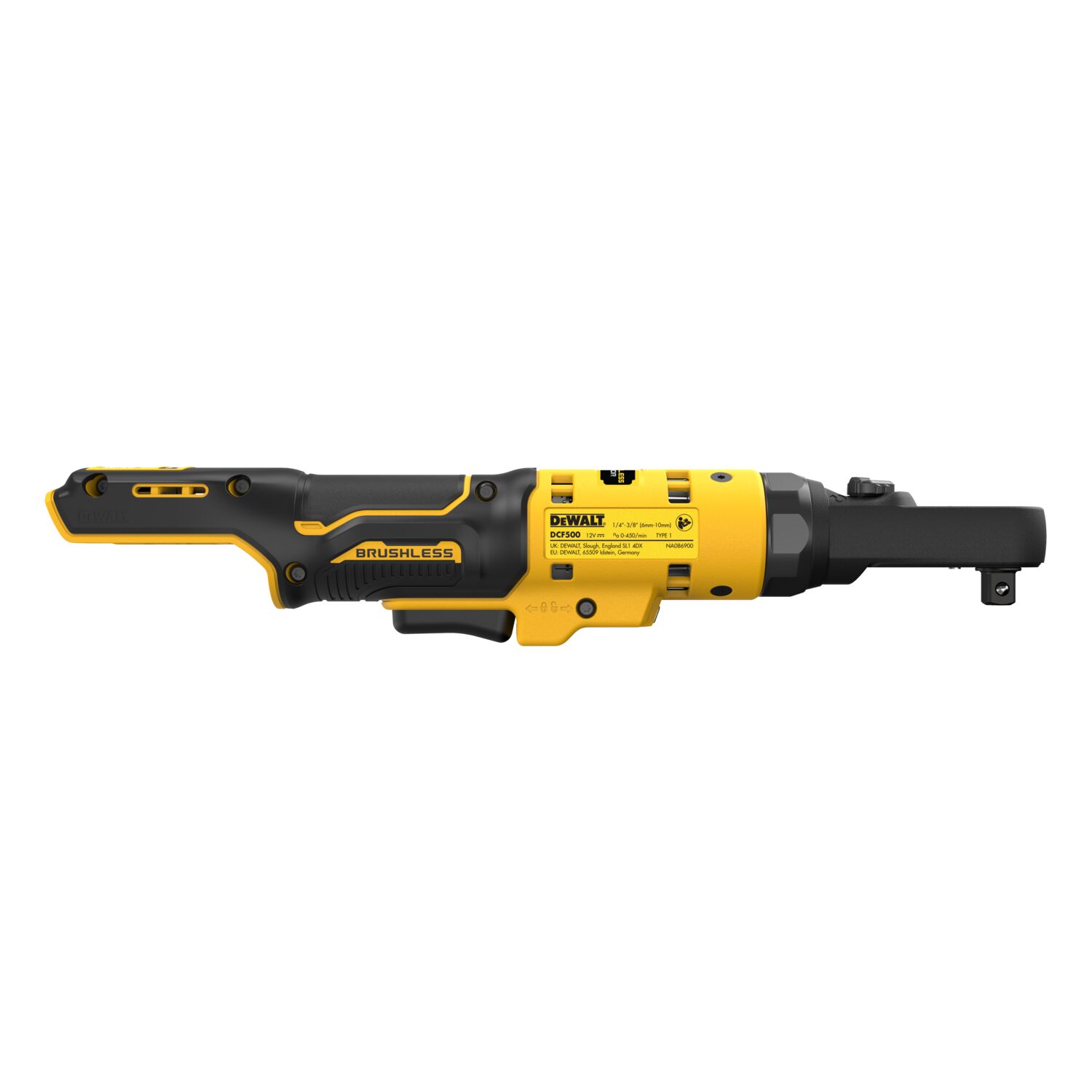 DeWalt DCF500N-XJ llave de carraca Brushless XR 12V de 75 Nm sin batería.