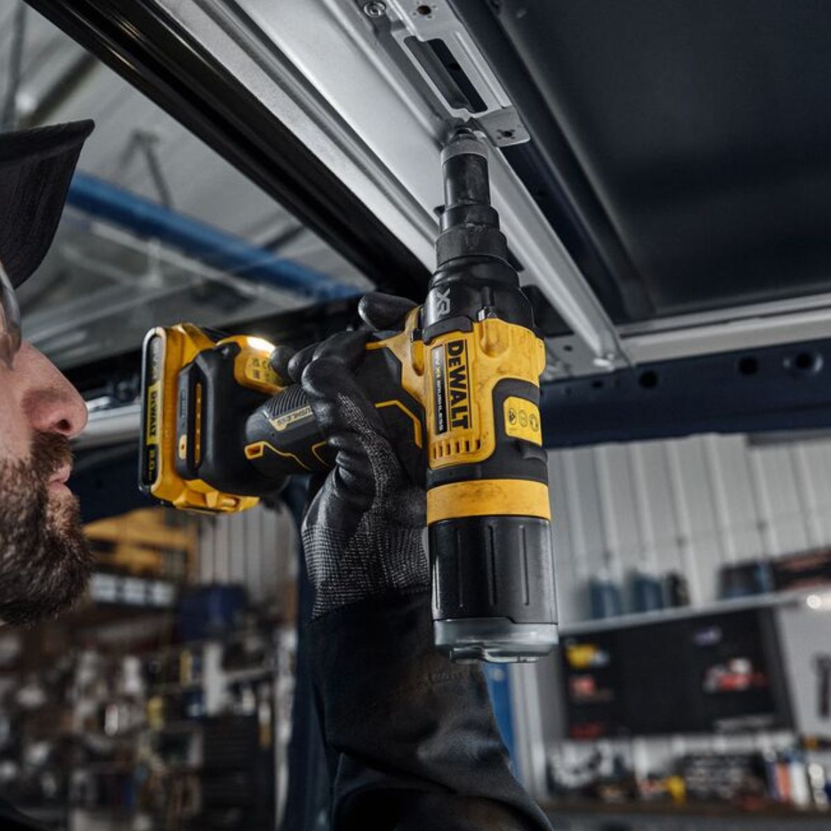 Dewalt remachadora a batería XR 18V 4,8mm DCF403NT - Imagen 4