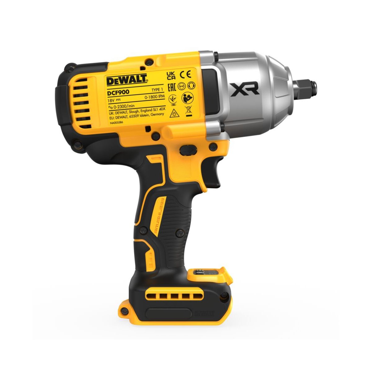 Dewalt DCF900H2T-QW llave de impacto sin escobillas XR 18V 1/2” par con anillo de retención POWERSTACK Li-Ion 5Ah - Imagen 3