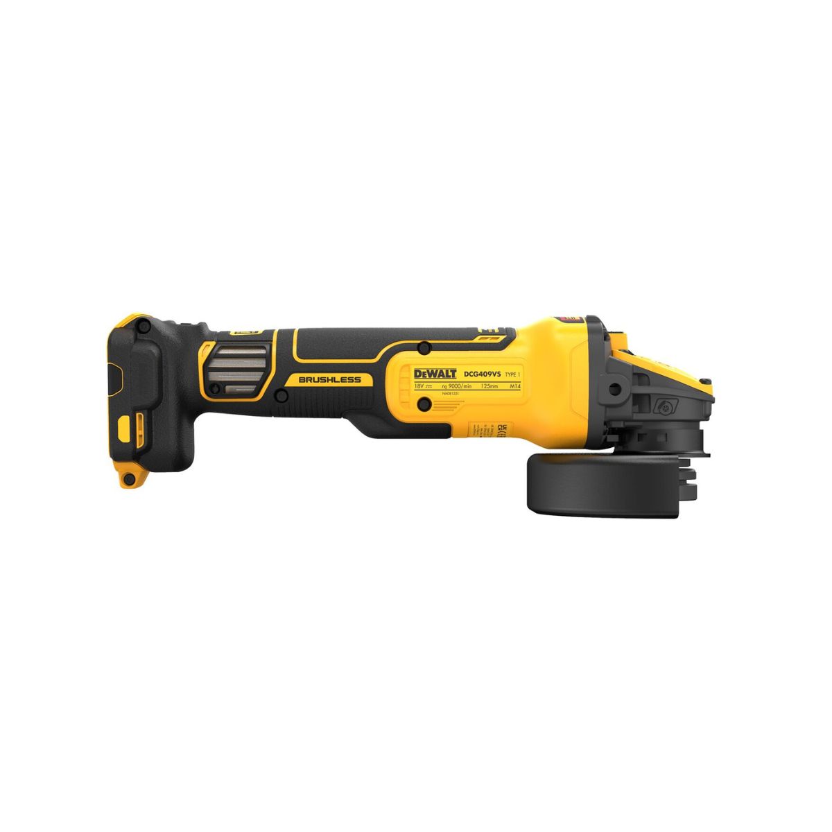 Dewalt DCG409H2T-QW Mini-Amoladora sin escobillas XR 18V 125mm POWERSTACK Li-Ion 5Ah - Imagen 3