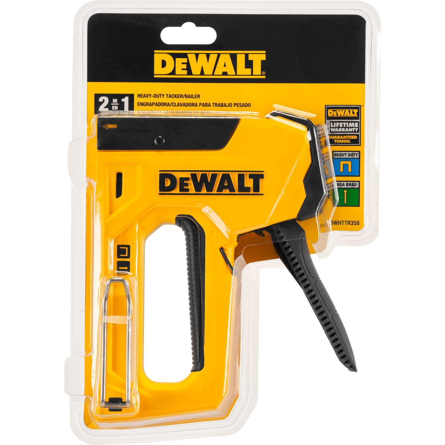 Dewalt DWHTTR350-0 Grapadora y Clavadora Manual Heavy Duty para Grapas G y Clavos - Imagen 2