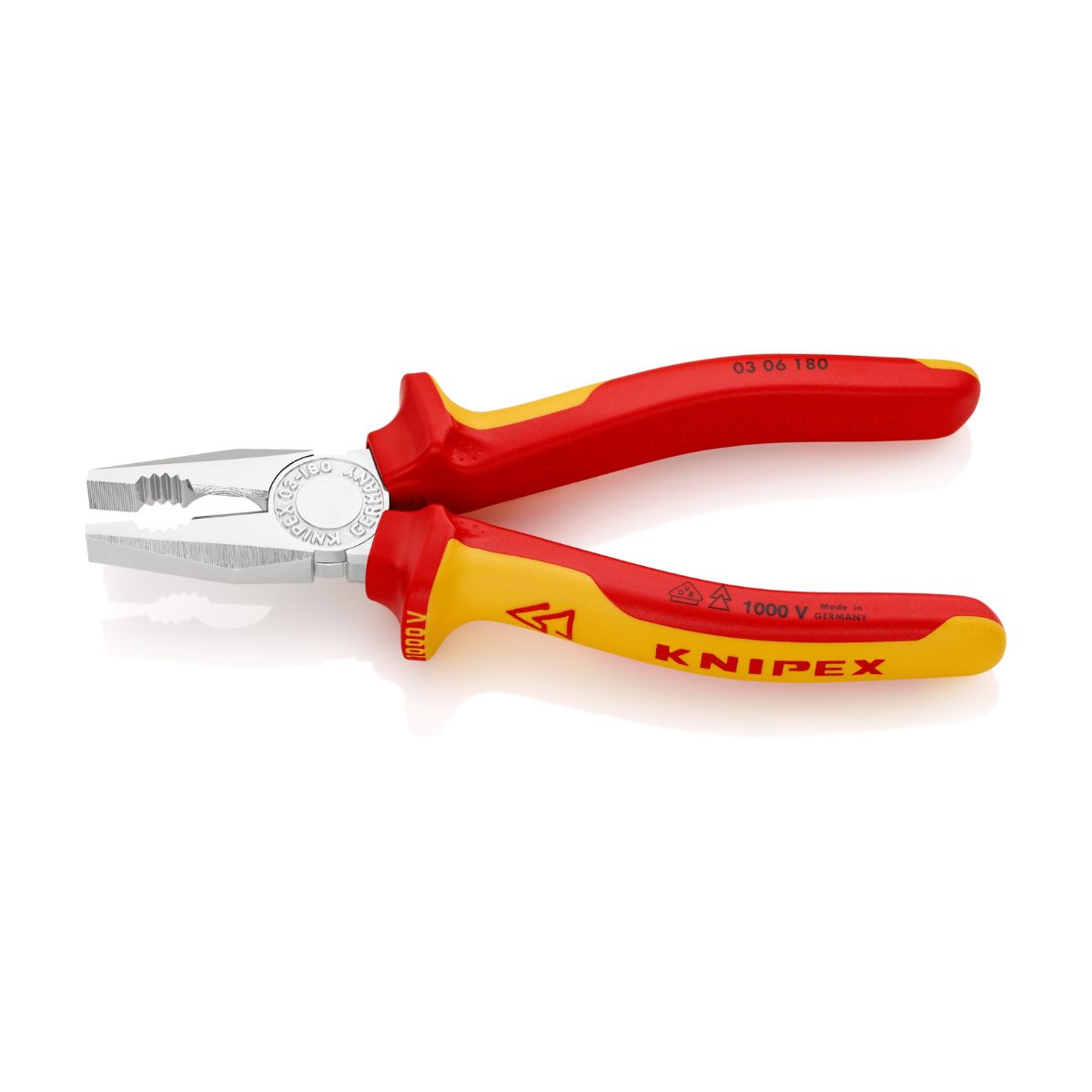 Knipex 03 06 180 alicate universal VDE 1000 V de 180 mm