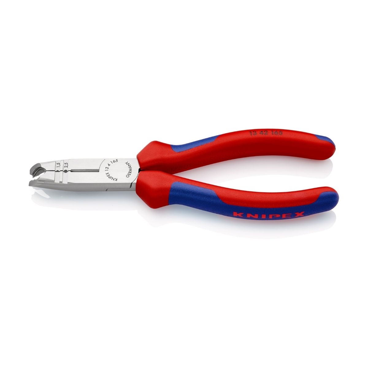 Cabeza y filos de pelado del Knipex 13 42 165