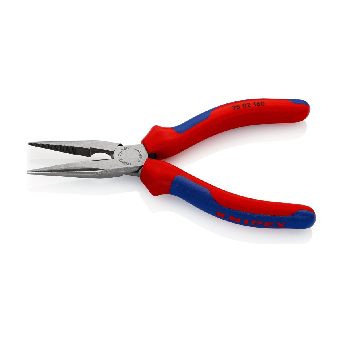 Knipex 25 02 160 con cabeza pulida y mangos multicomponentes