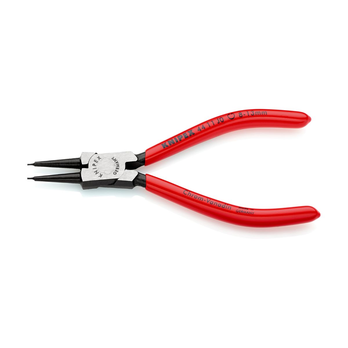 Knipex 44 11 J0 para circlips interiores en orificios de Ø 8 a 13 mm