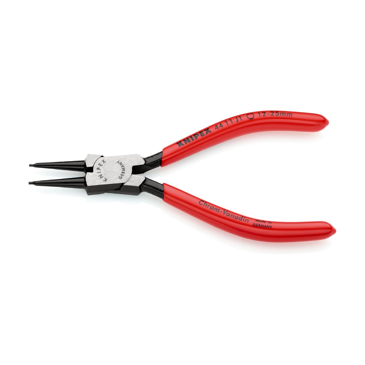 Knipex 44 11 J1 alicate para arandelas interiores recto de 140 mm