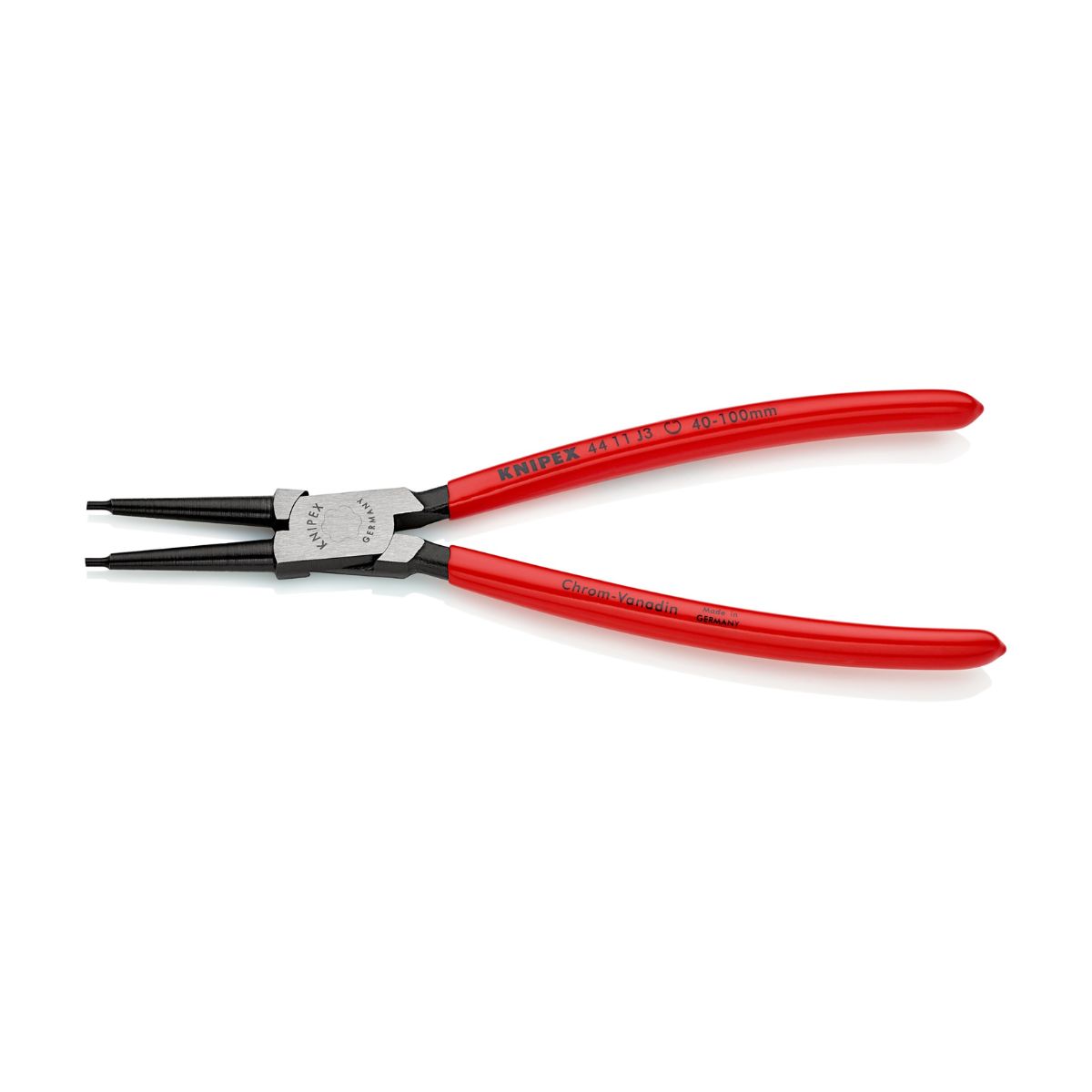Knipex 44 11 J3 alicate para arandelas interiores recto de 225 mm
