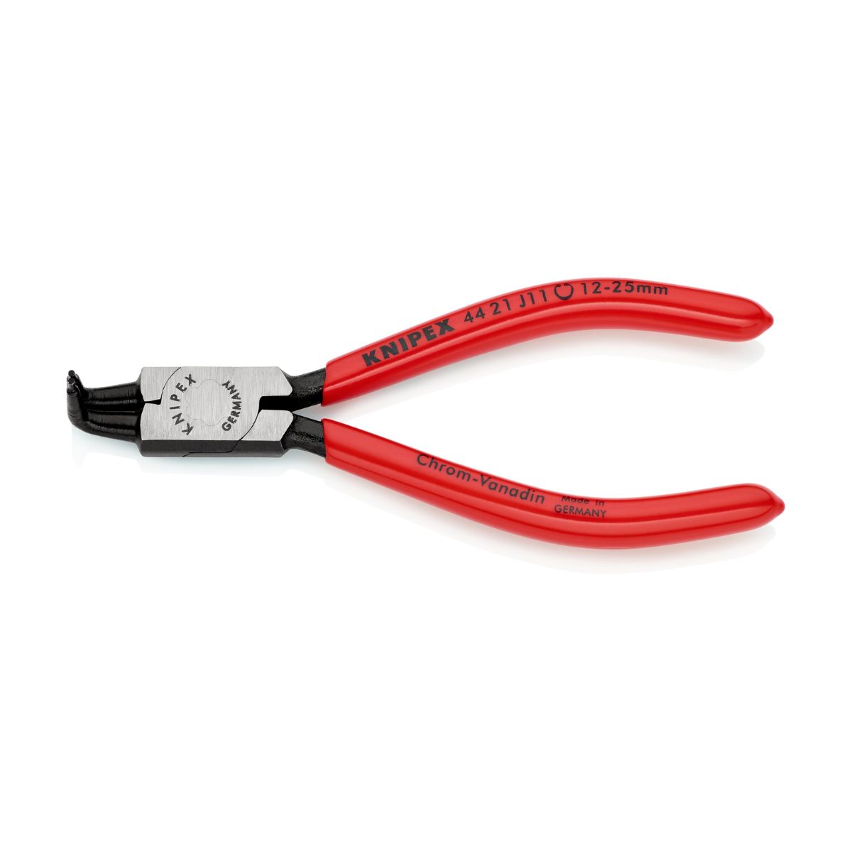 Knipex 44 21 J11 alicate para arandelas interiores a 90 grados de 130 mm