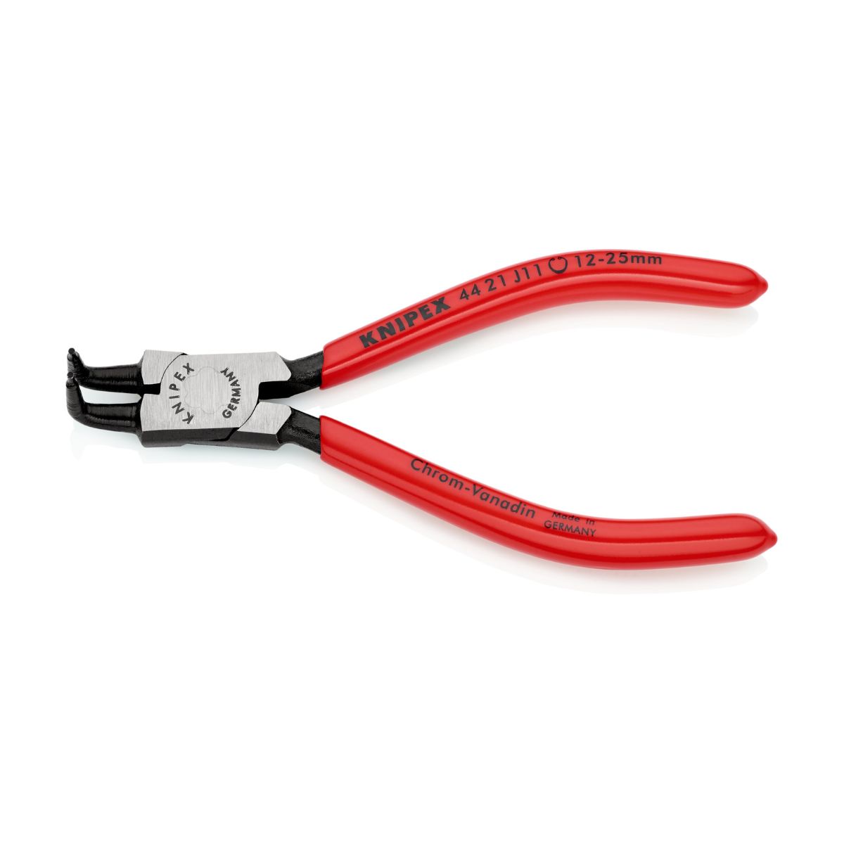 Knipex 44 21 J11 alicate para arandelas interiores a 90 grados de 130 mm
