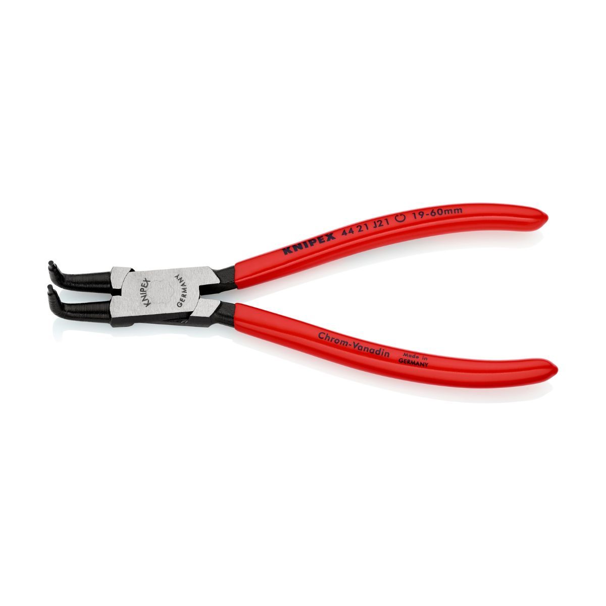 Knipex 44 21 J21 para circlips interiores de Ø 19 a 60 mm