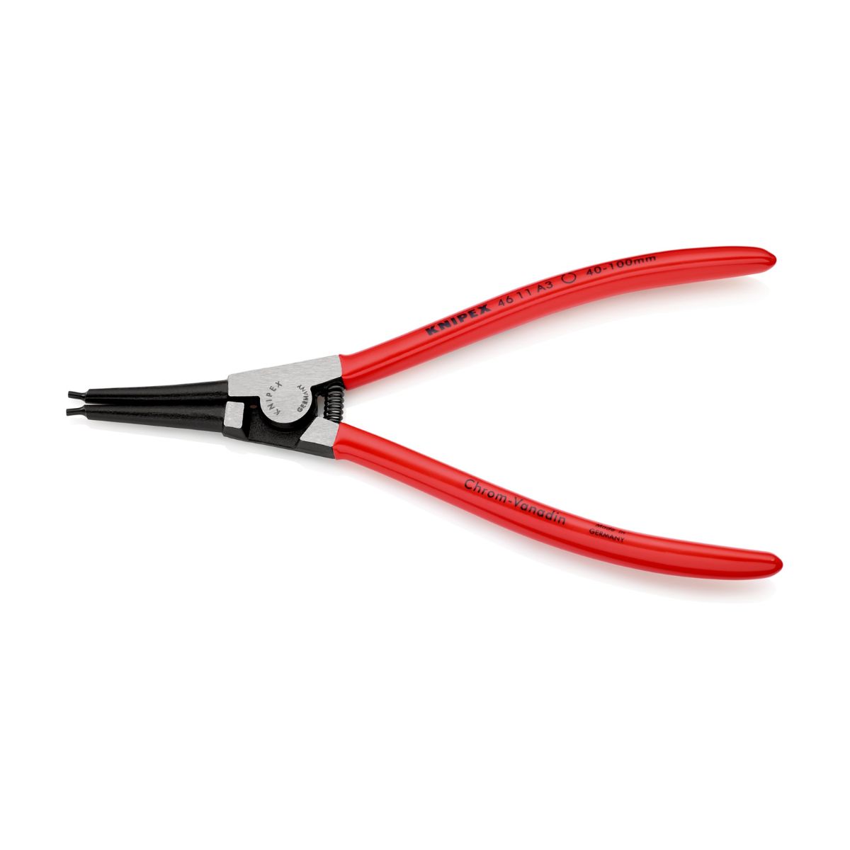 Alicate Knipex 46 11 A3 con puntas rectas antideslizantes