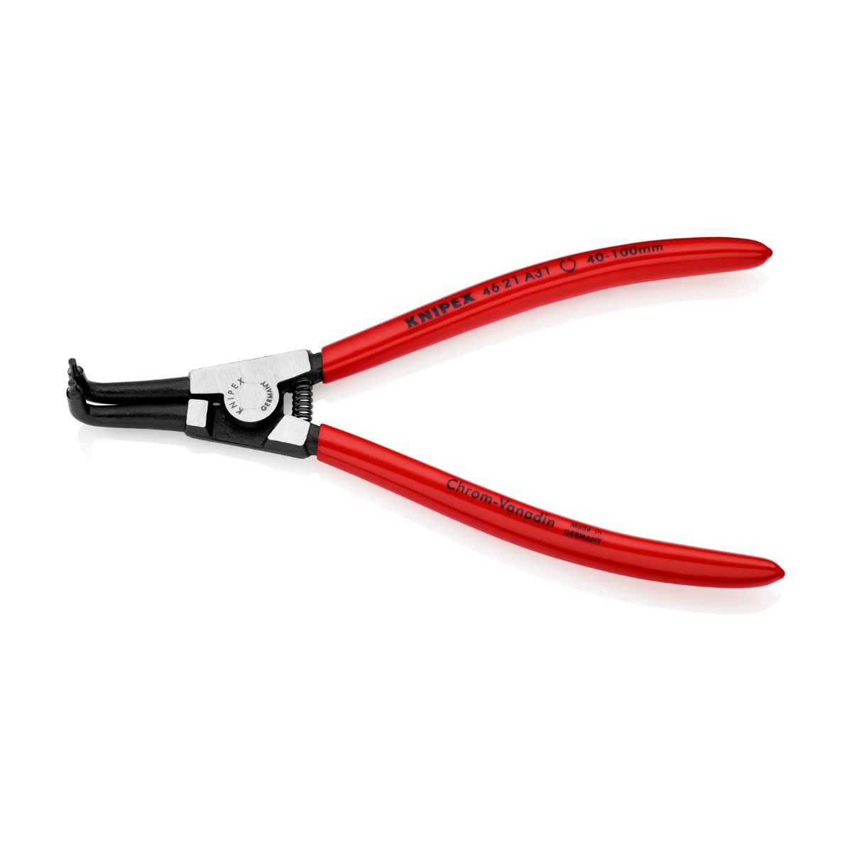 Mordazas a 90° y puntas antideslizantes de 2,3 mm del Knipex 46 21 A31