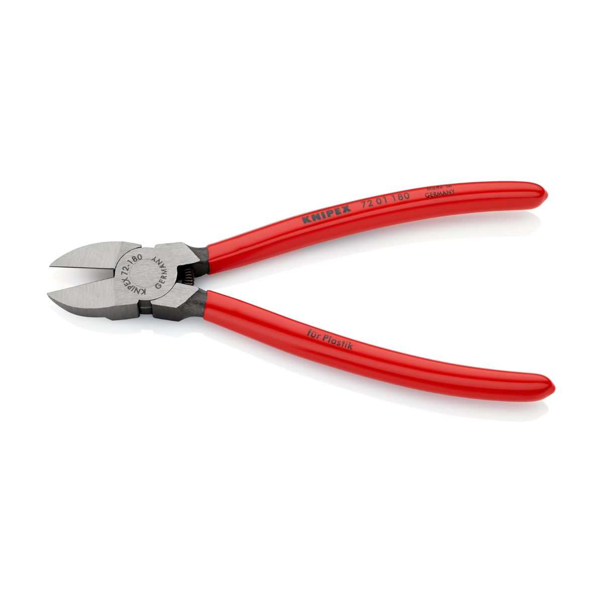 Knipex 72 01 180 alicate de corte diagonal para plástico 180 mm