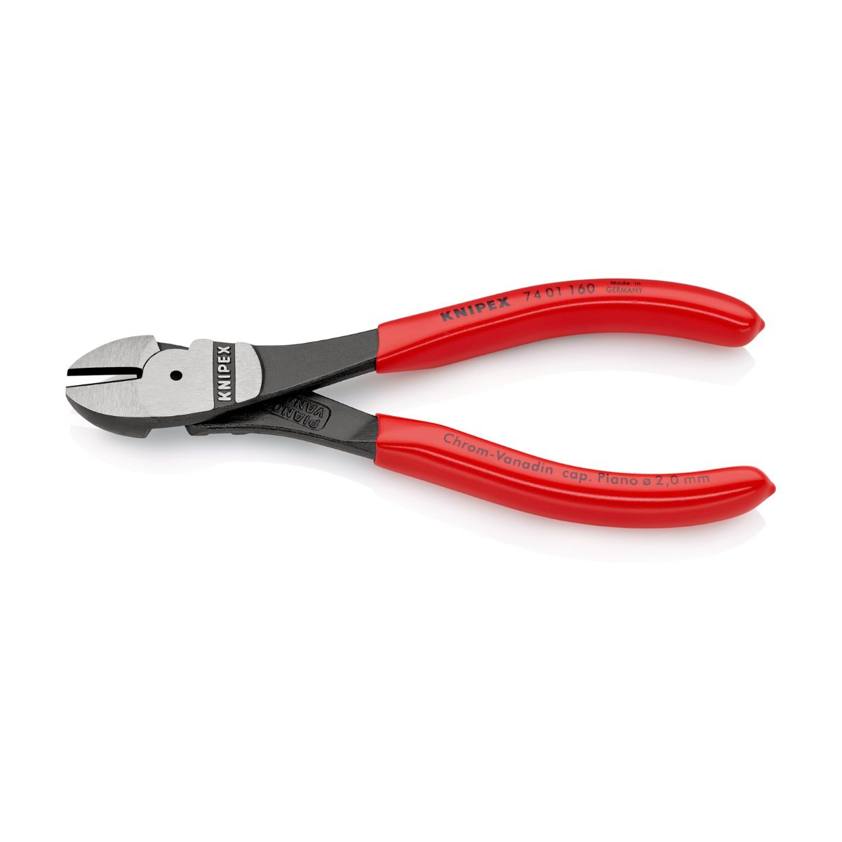 Knipex 74 01 160 alicate de corte diagonal de fuerza de 160 mm