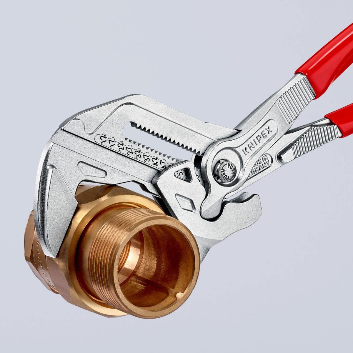 Tenaza llave Knipex 250 mm con mangos recubiertos de plástico
