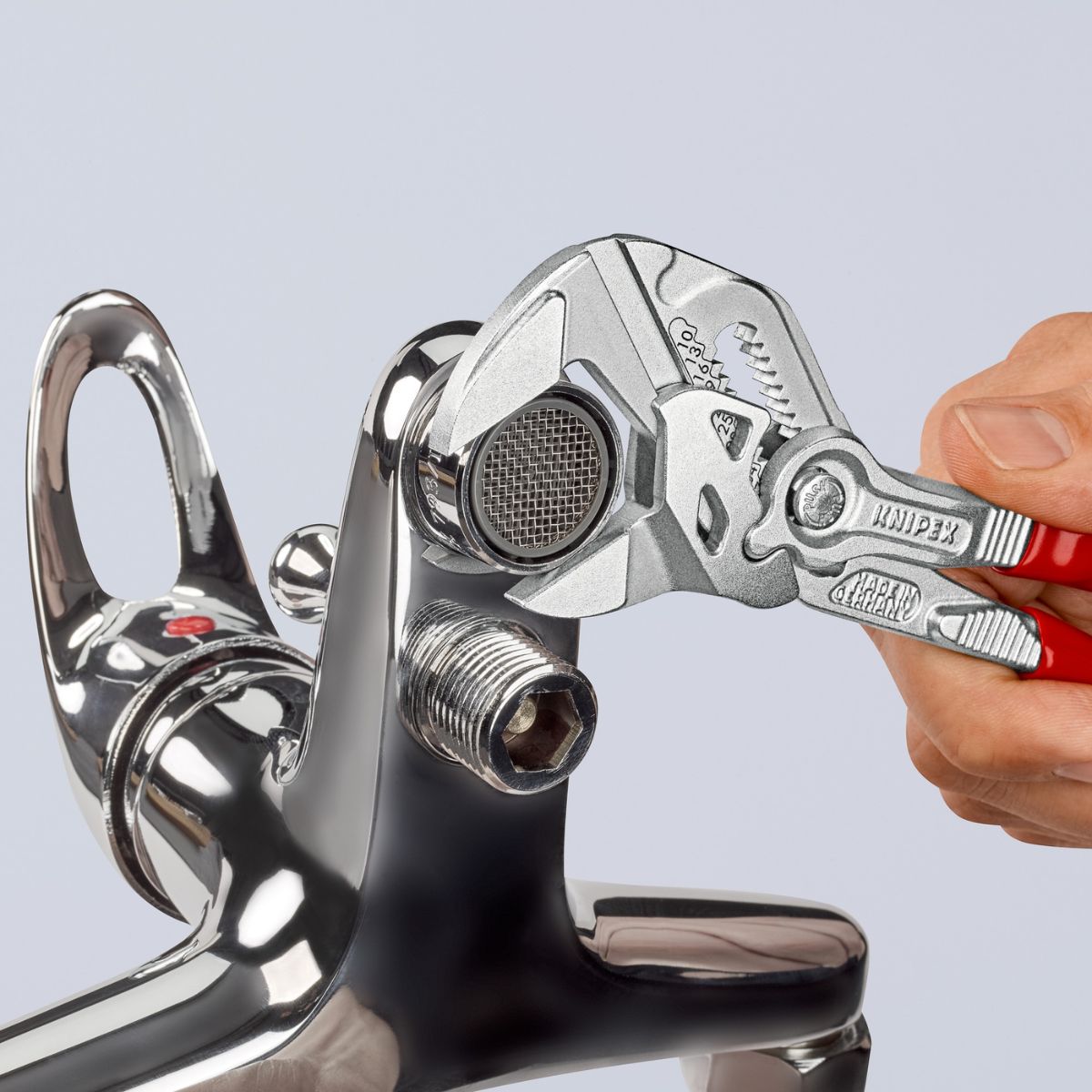 Tenaza llave Knipex 250 mm con mangos recubiertos de plástico