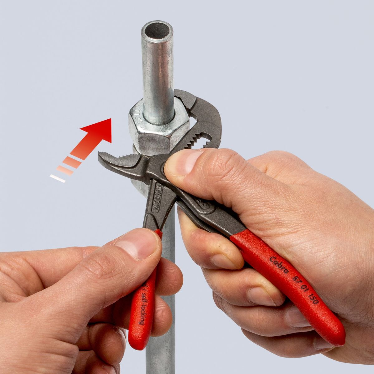 Mordazas dentadas Knipex COBRA® 87 01 250 para tuberías