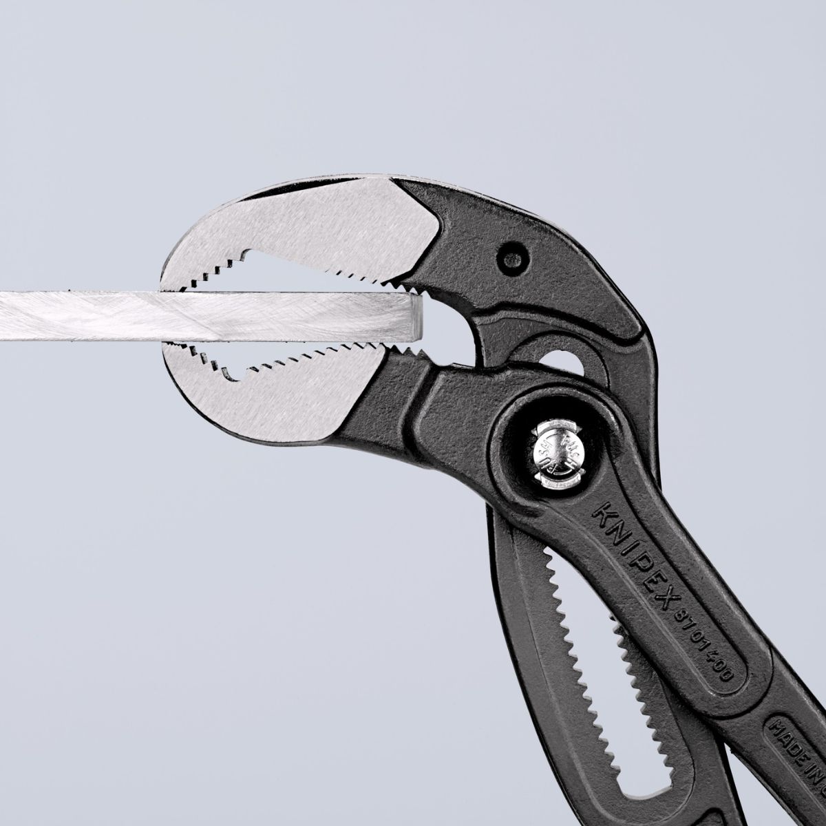 Mordazas Knipex 87 01 400 para tuberías de hasta Ø 90 mm