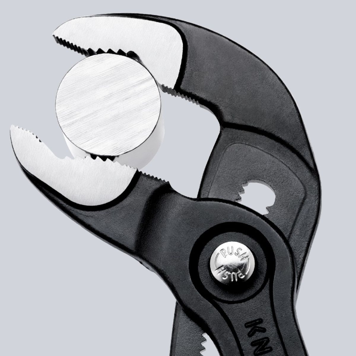 Mordazas dentadas Knipex 87 02 300 para tuberías de hasta Ø 70 mm