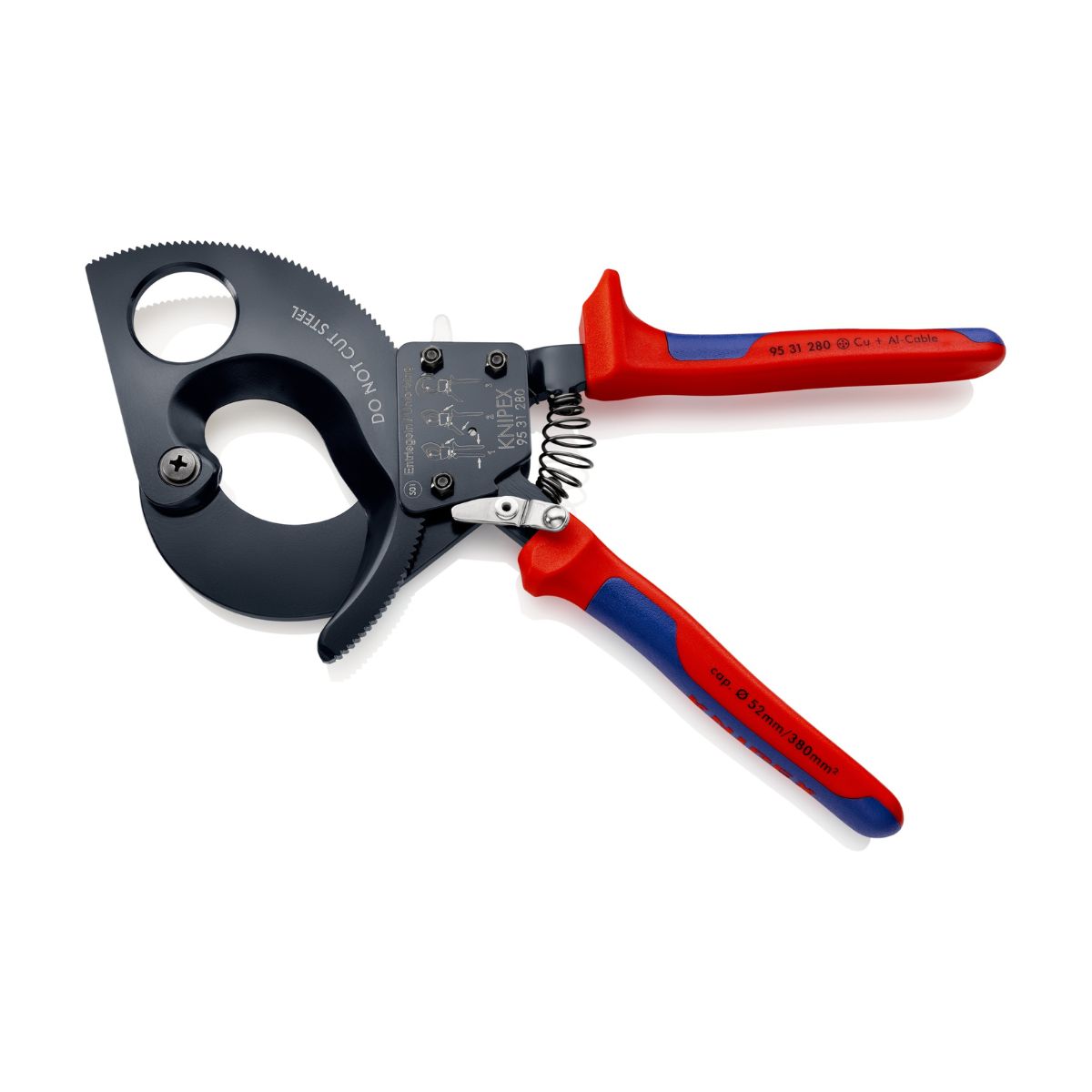 Cortacables Knipex 95 31 280 para cable de cobre y aluminio hasta 380 mm²