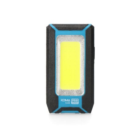 Linterna LED profesional KOMA TOOLS Pro Series 10W recargable con power bank, gancho e imán, 3 modos y luz fría 6500K