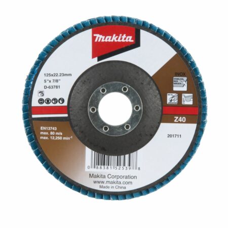 Makita D-63781 disco de corte 125mm fino para acero inoxidable