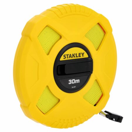 Cinta métrica Stanley 0-34-297 de 30 metros con carcasa cerrada y manivela de retracción