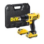 Dewalt taladro 12V a batería DCD710 con dos baterías de 2ah