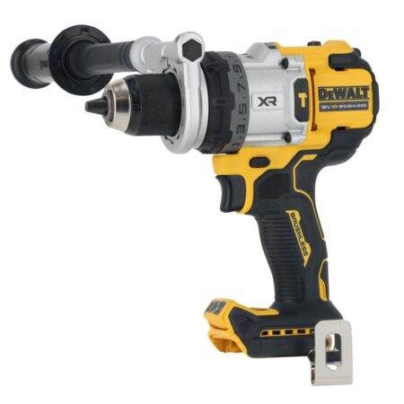 Taladro percutor DeWALT DCD1007N-XJ con diseño XR 18V Premium Brushless para perforación y atornillado de alto par