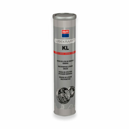 Krafft LUBEKRAFFT KL grasa de litio multiusos en cartucho de 400 g, lubricante industrial y automotriz resistente al agua y altas temperaturas.