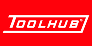 Logo oficial toolhub herramienta manual, electrica, automoción