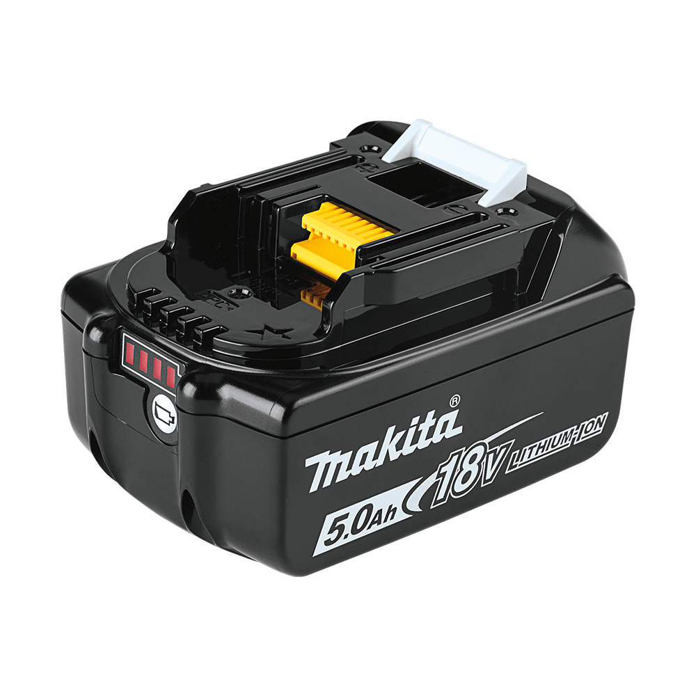MAKITA Bat. Mini-amoladora DGA454RMJ 115mm SAR ADT BL 18V LXT 4Ah - incluye  baterías, cargador y maletín